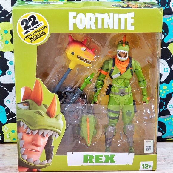 McFarlane Toys Fortnite REX 7" Epic Games Collectible Gaming Action Figure New